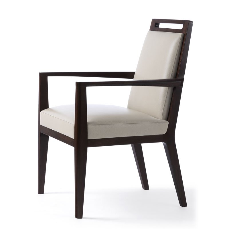 Fente Dining Chair with Arms — Mattaliano Dining Chairs & Barstools
