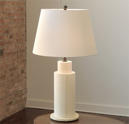 Vellum Column Table Lamp — Mattaliano Lighting