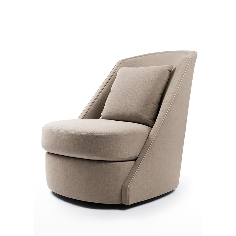 Holland Swivel Lounge Chair — Mattaliano Lounge Chairs, Ottomans & Benches