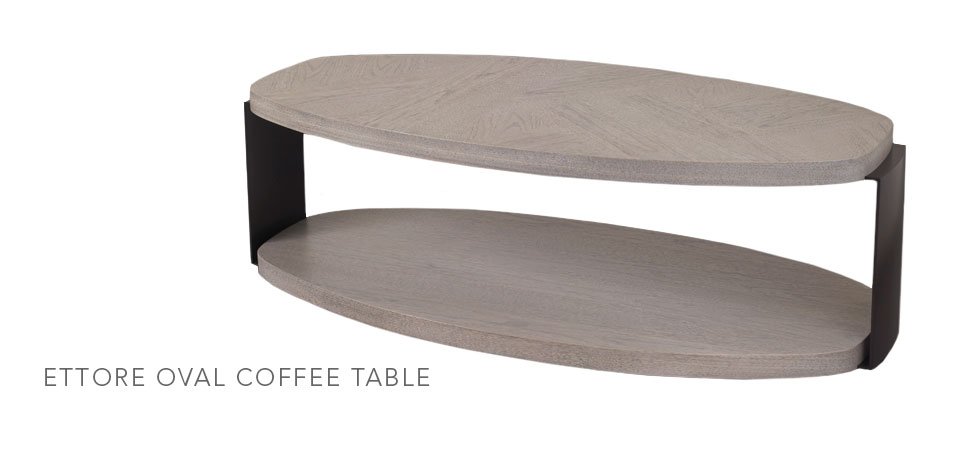 Ettore Oval Coffee Table — Mattaliano Coffee Tables