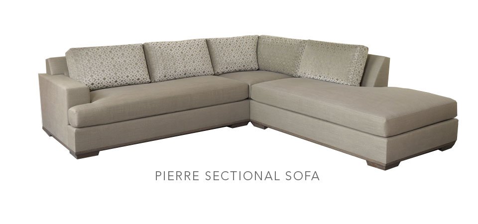 Pierre 3-Piece Sectional Sofa — Mattaliano